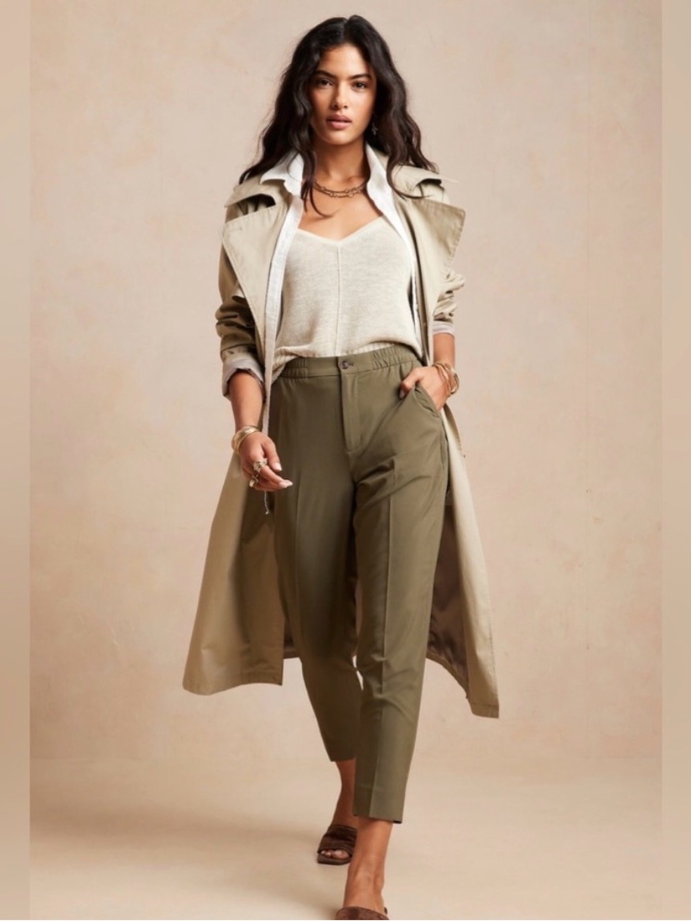 Women's Olive Pants